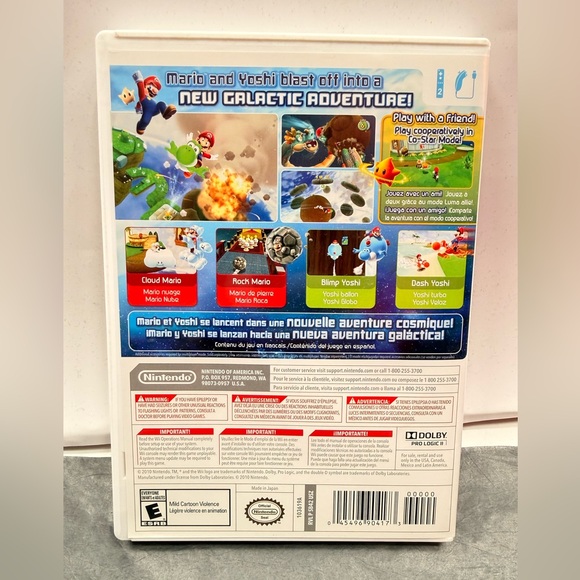 EUC Nintendo Wii Super Mario Galaxy 2 Video Game - Picture 3 of 4